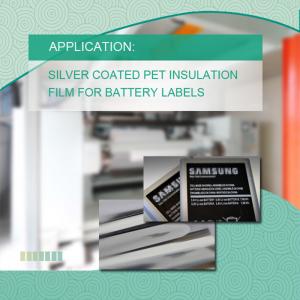 Film de izolație pentru animale de companie acoperit cu argint pentru o baterie mobilă Samsung